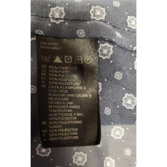 H&M Women Sleeveless Button Front Floral Sheer Blouse Size 8 Color Multi Black - Picture 6 of 6